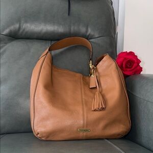 Coach F23309 British Tan Leather Hobo Bag🎀🎀🎀